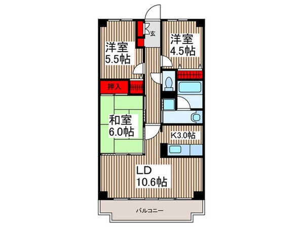 ピエ－ル草加の物件間取画像